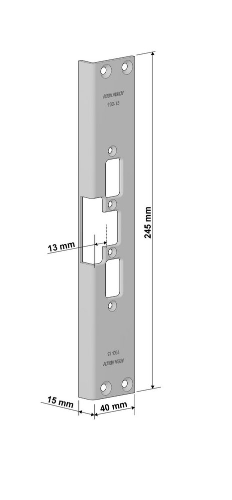 ASSA ABLOY 930-13 Vinkelstolpe for el.Sluttst. i 900 Serien