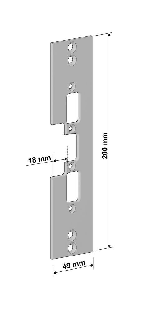 ASSA ABLOY 9032 Stolpe for. el.Sluttst. i 900 Serien for WICONA 75EVO