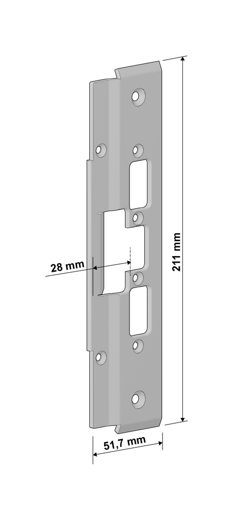 ASSA ABLOY 9086 Stolpe for el.Sluttst. i 900 serien for SAPA 2086