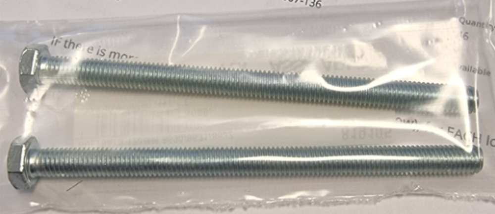 Bolt til D Håndtak HT8630/31/32    8X140mm DIN933(pose m/2stk)