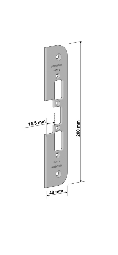 ASSA ABLOY 9487-2 Stolpe for el.   Sluttst. i 900 serien (1487-2)