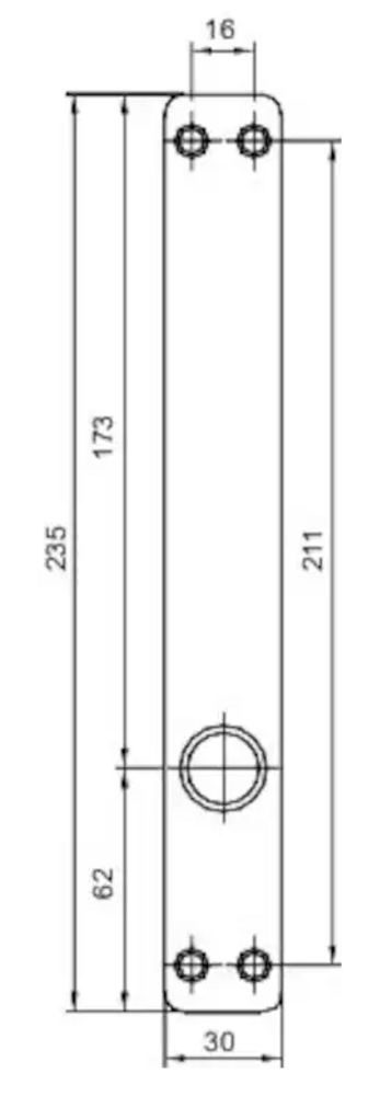 Langskilt SK8678 smalprofil vrider/blind (par)
