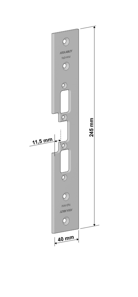 ASSA ABLOY 965WM Stolpe for el. Sluttst. i 900 serien for WICONA W65