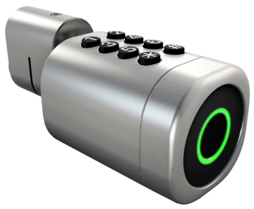 BG1000 digital sylinder sølv