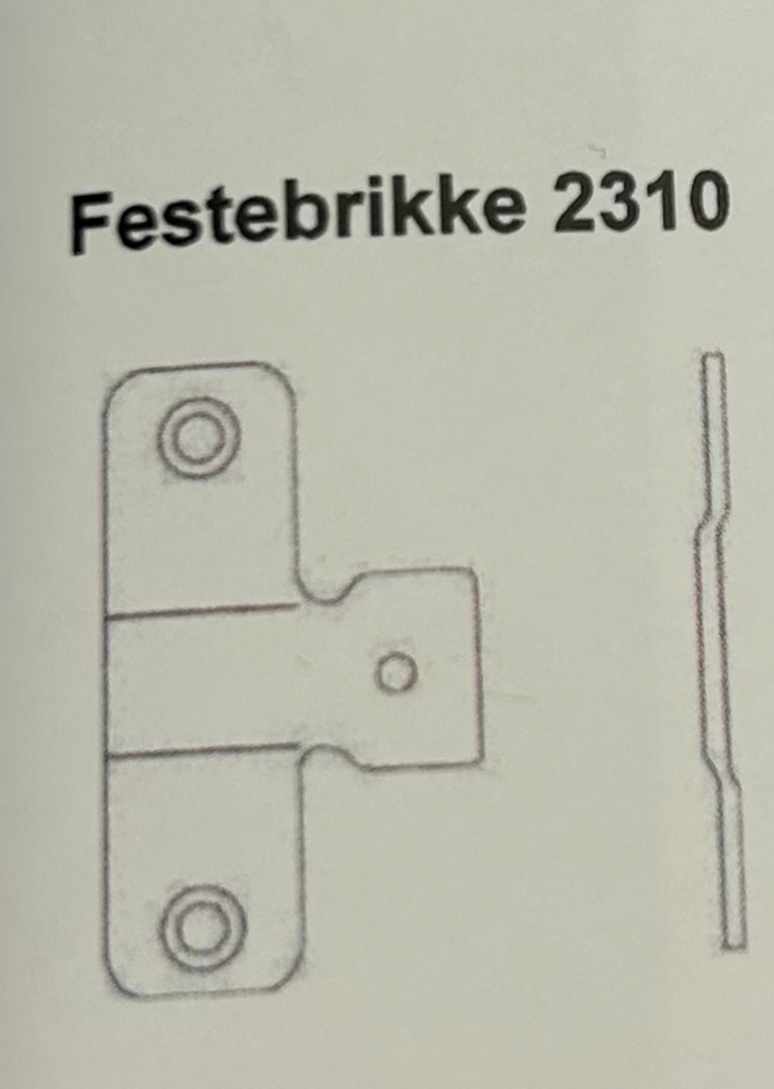 Festebrikke 2310 rst.