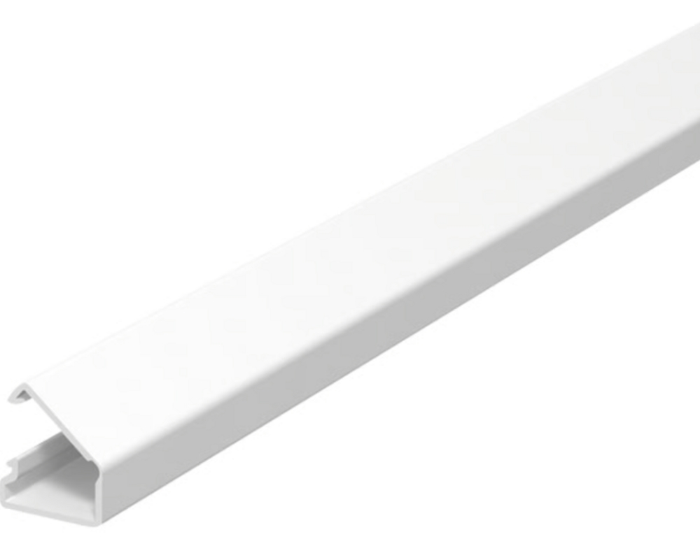 Minikanal m/tape 12,5X7mm hvit 2m