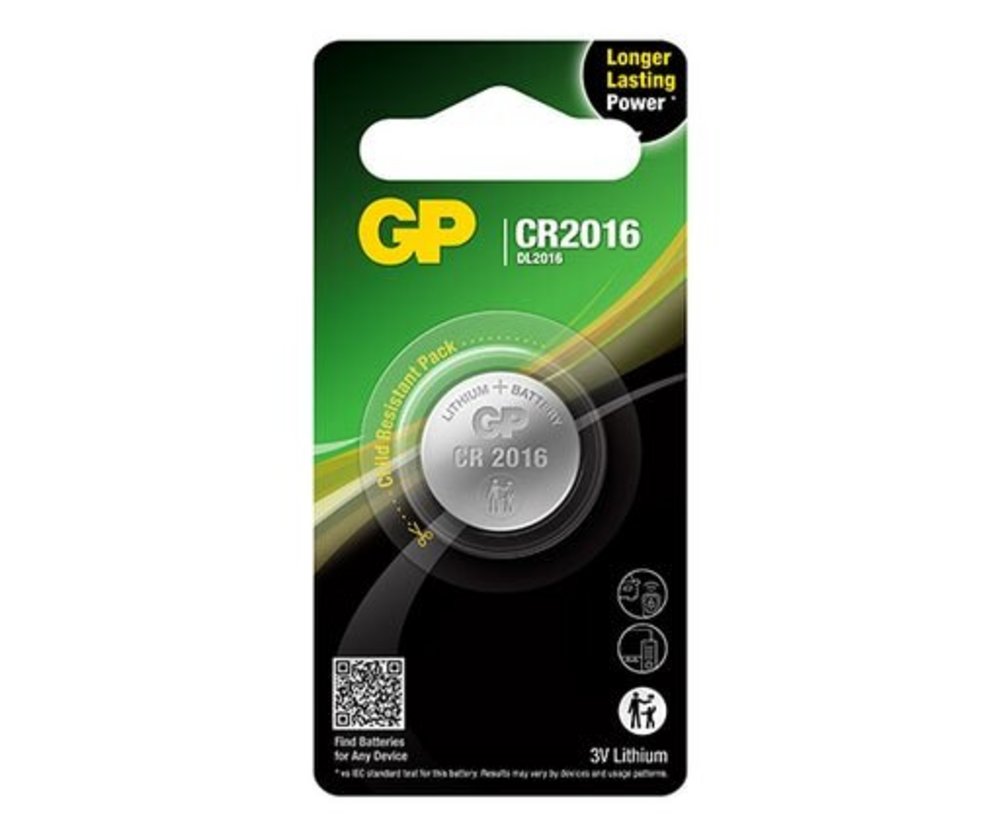 GP Lithium Cell CR 2016 1-pakk