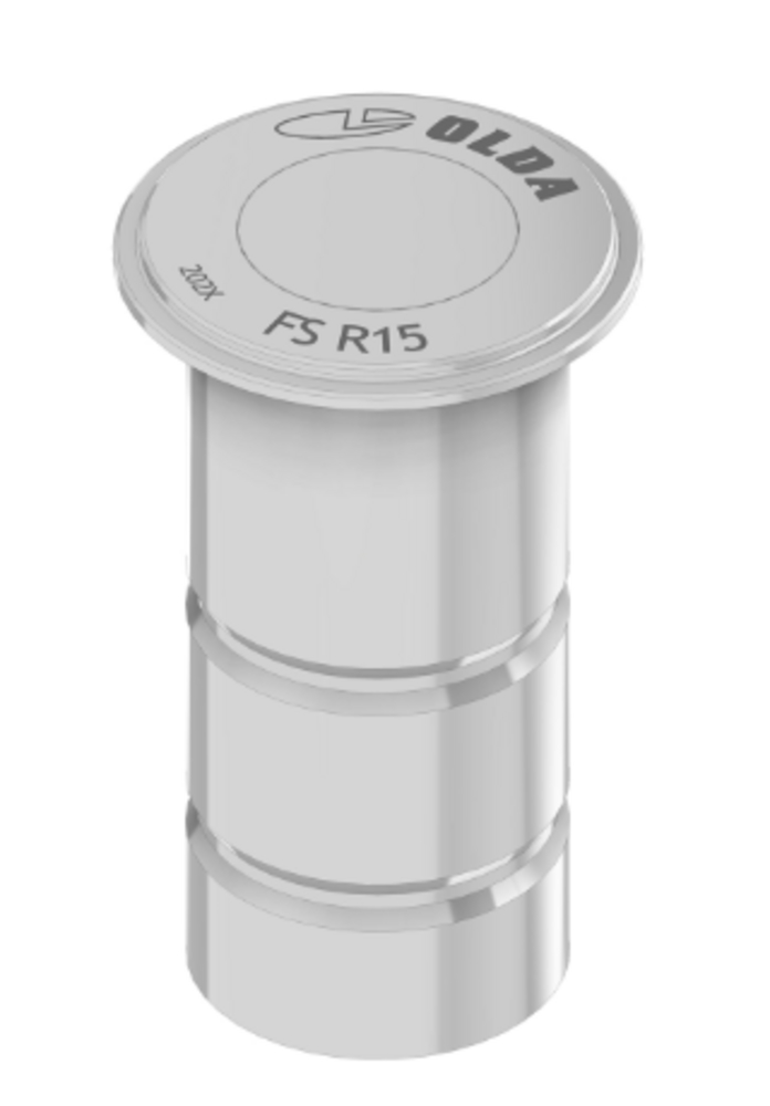 Sluttstykke Olda FS R15 Ø16mm.