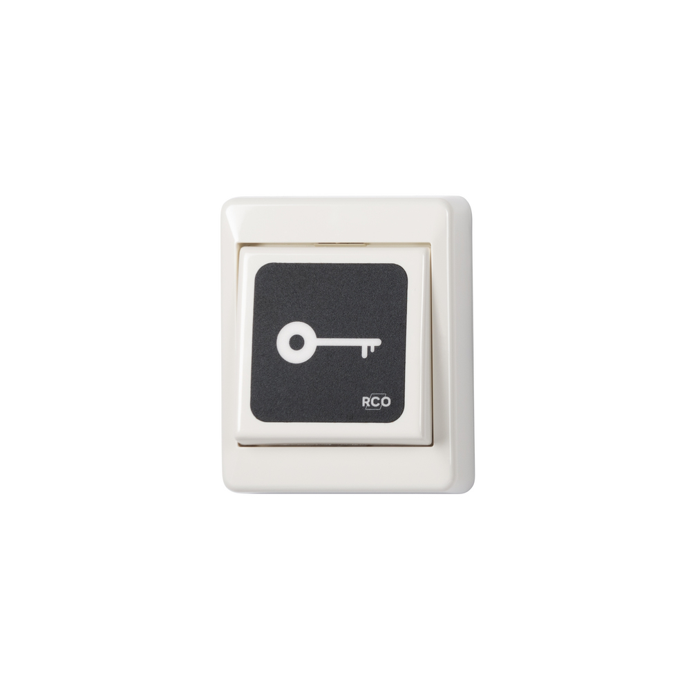 Trykknapp med nøkkelsymbol