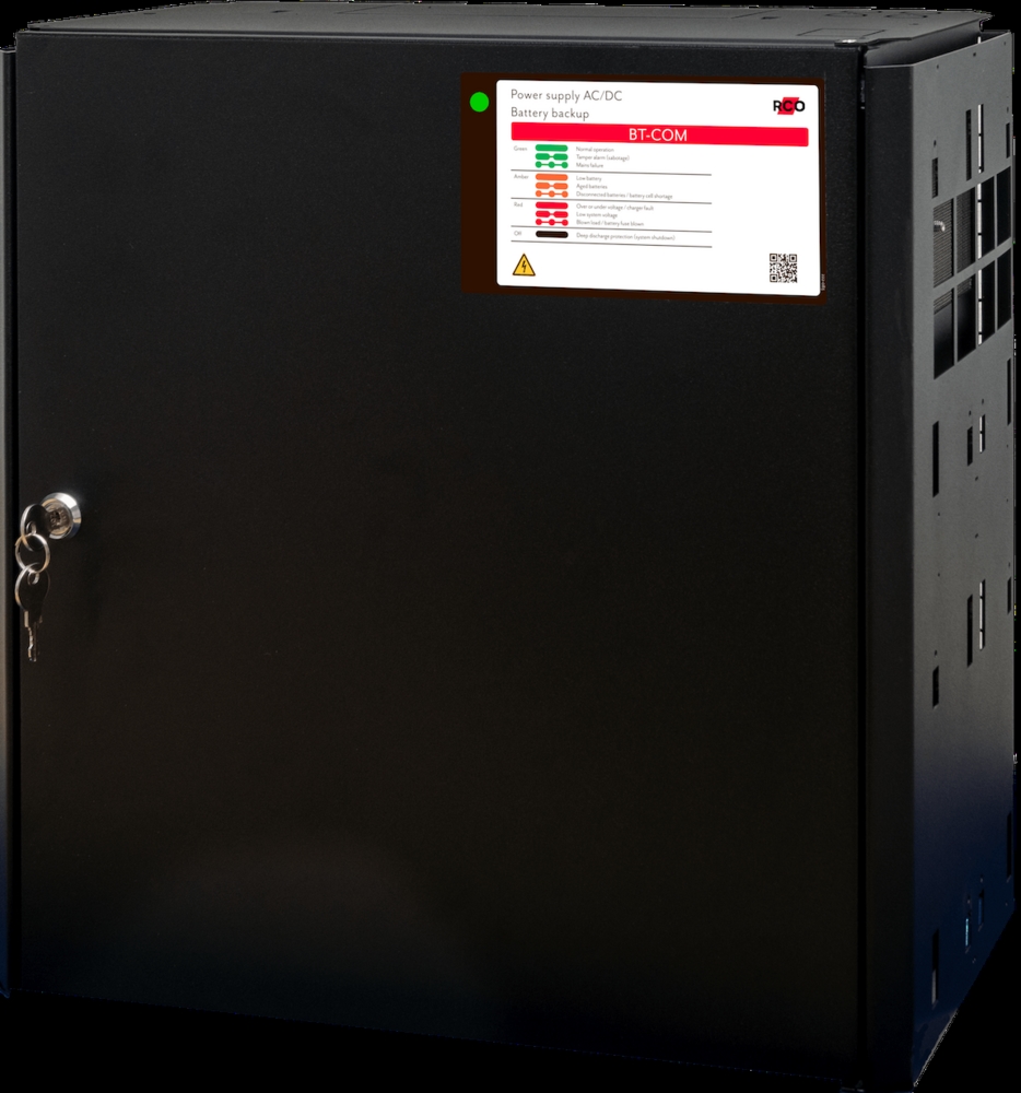 BT-10-L COM Strømforsyning 10A 24V ekskl. 2X4Ah batterier