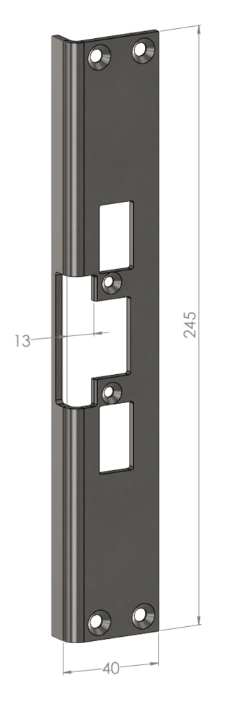 Monteringsstolpe SA30-13 vinkel    for ES17 og ES 19 (ST4002-13)