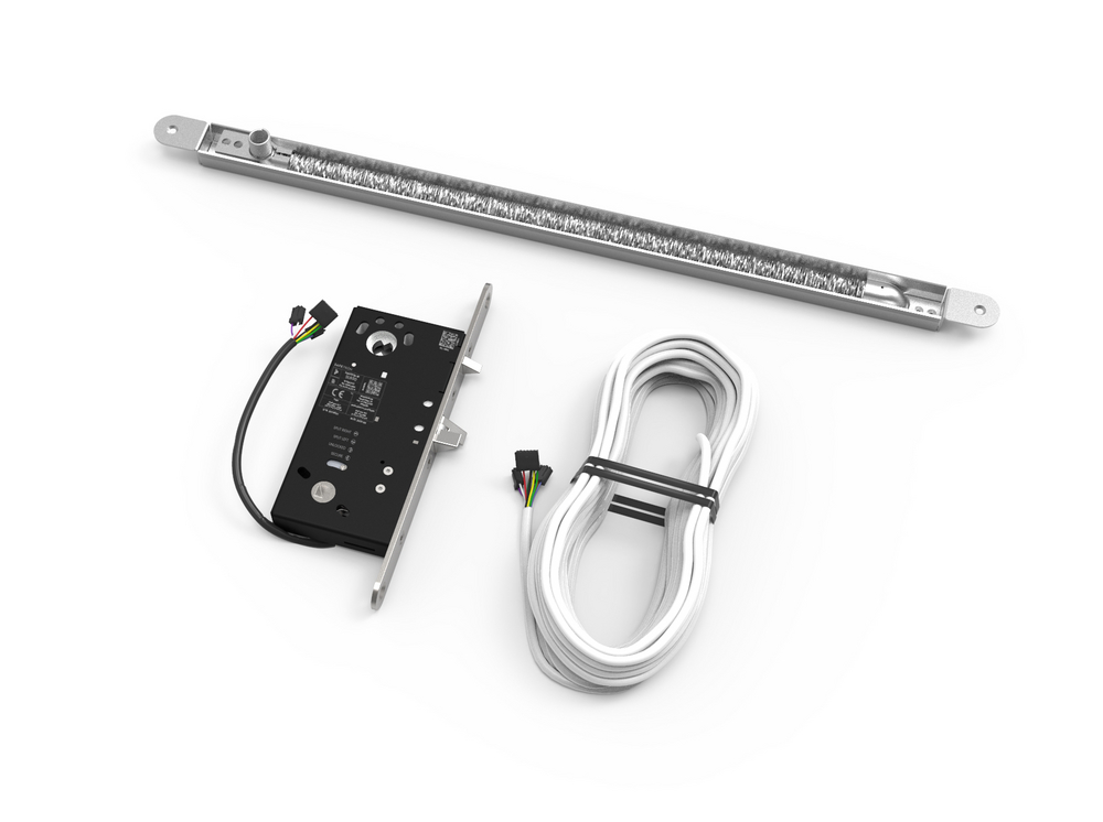 Solenoidlås SL630 komplett,        12-24V (rettvendt/omvendt)