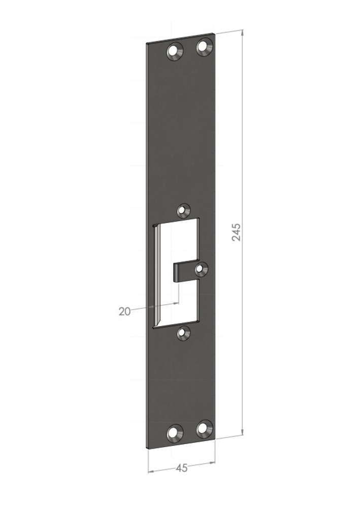 Monteringsstolpe SC31H-20          flat for ES22