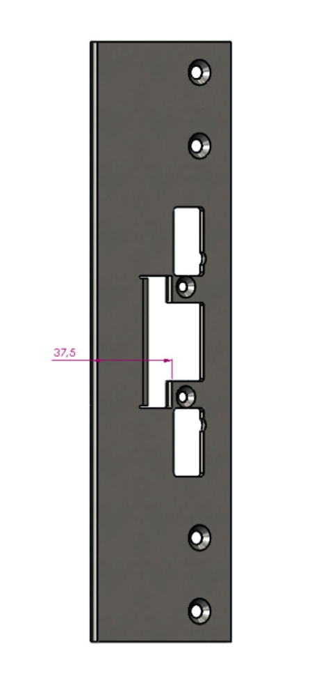 Monteringsstolpe SA975 for ES17 og ES19 (ASSA 975 S)