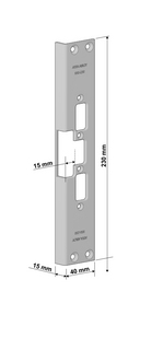 ASSA ABLOY 930-230 Vinkelstolpe forel. Sluttst. i 900 Serien