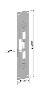 ASSA ABLOY 9023 Stolpe for el.Sluttst. i 900 serien. For SAPA 2074