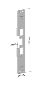 ASSA ABLOY 940 Stolpe for el.      Sluttst. i 900 serien for SAPA