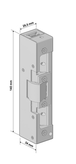 Elektrisk sluttstykke 961C HIO omv.m/mikro 12-24V branngodkjent