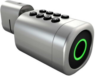 BG1000 digital sylinder sølv