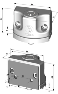Vinduslås 750 UT, krom