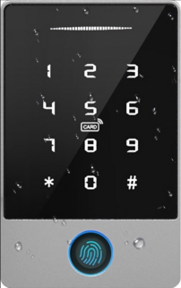 Veggleser fingeravtrykk/kode/app   IP66 12-24V