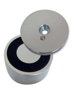 Magnetlås CDVI V250D80R 250kg rund utendørs