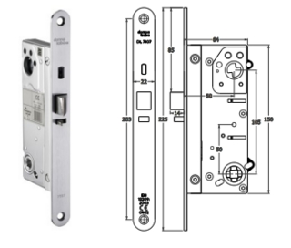 Låskasse DL 7107 (SP5) R