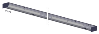 Komplett deksel SL510 - 1600