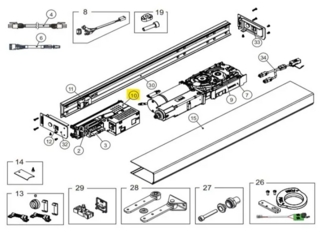 Styrenhet CU-300 for SW300 inkl.   EXU-SI og EXU-SA kort