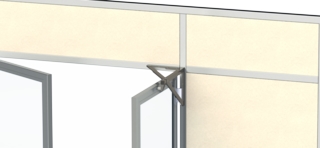 Dørstopper FLEXSTOP Rustfri