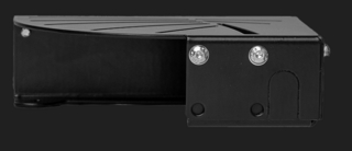 Vandalsikkert deksel Flatscan SW/3DR sort(Aluzink, pulverlakkert)