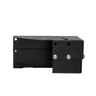 Vandalsikkert deksel Flatscan SW/3D, sort, Høyre (R)