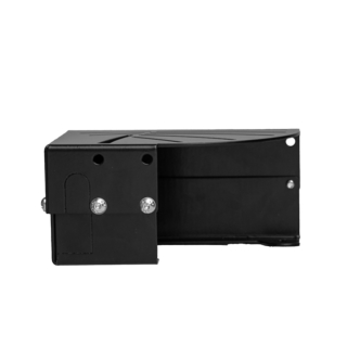 Vandalsikkert deksel Flatscan SW/3D, sort, Venstre (L)