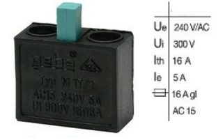 Nøkkelbryter Geba MS-APZ 1-1T/1    Enveis impuls(NO)