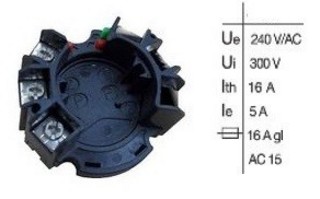 Nøkkelbryter Geba S-AO 1-2T/1      Toveis impuls for 37 sylinder