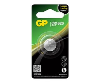 GP Lithium Cell CR 1620 1-pakk