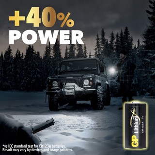 GP Pro Lithiumbatteri, CR 123A, 1- pakk