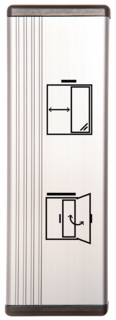 Albuebryter JC 207 sølv Aluminium  (8558)(dørsymbol2)