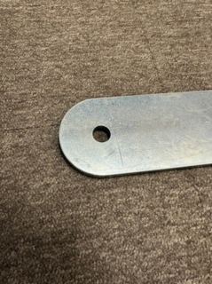 Låsebom 1100mm. Venstre, krom