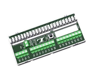 Koblingsmodul med 20 krone/20 skru og sabotasje