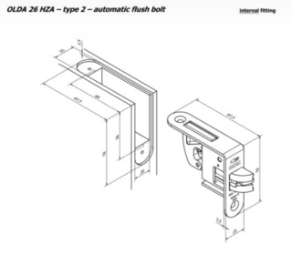 Automatisk kantskåte Olda 26 HZA   Type 2