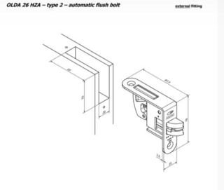 Automatisk kantskåte Olda 26 HZA   Type 2
