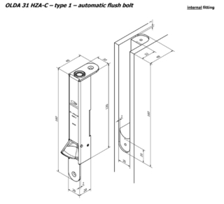 Automatisk kantskåte Olda 31 HZA-C Type 1