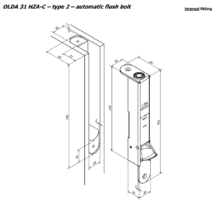 Automatisk kantskåte Olda 31 HZA-C Type 2