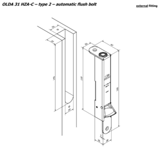 Automatisk kantskåte Olda 31 HZA-C Type 2