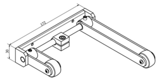 Dørkoordinator Olda 25 DK grå