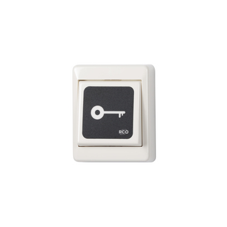 Trykknapp med nøkkelsymbol